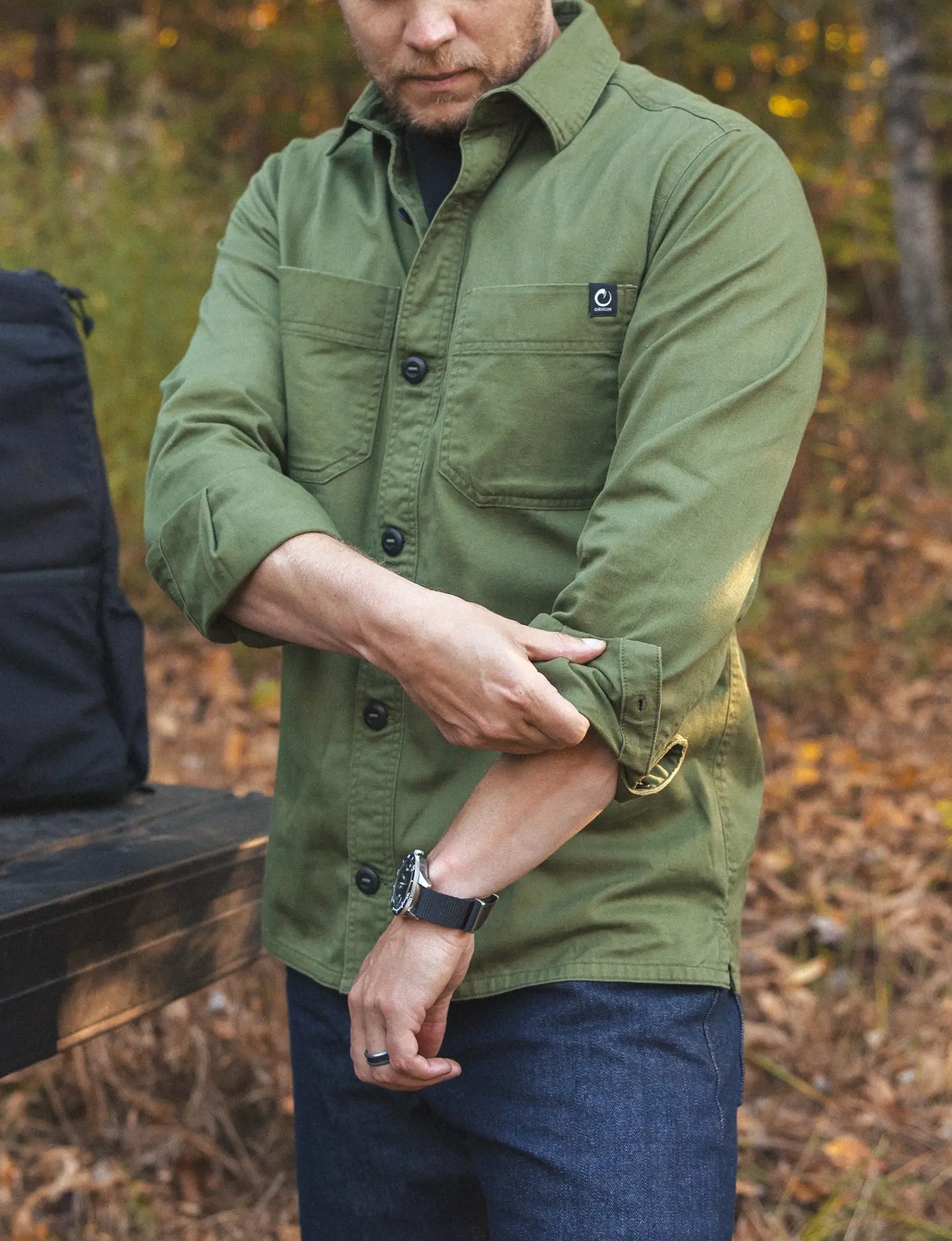 WHISPER TWILL FIELD SHIRT