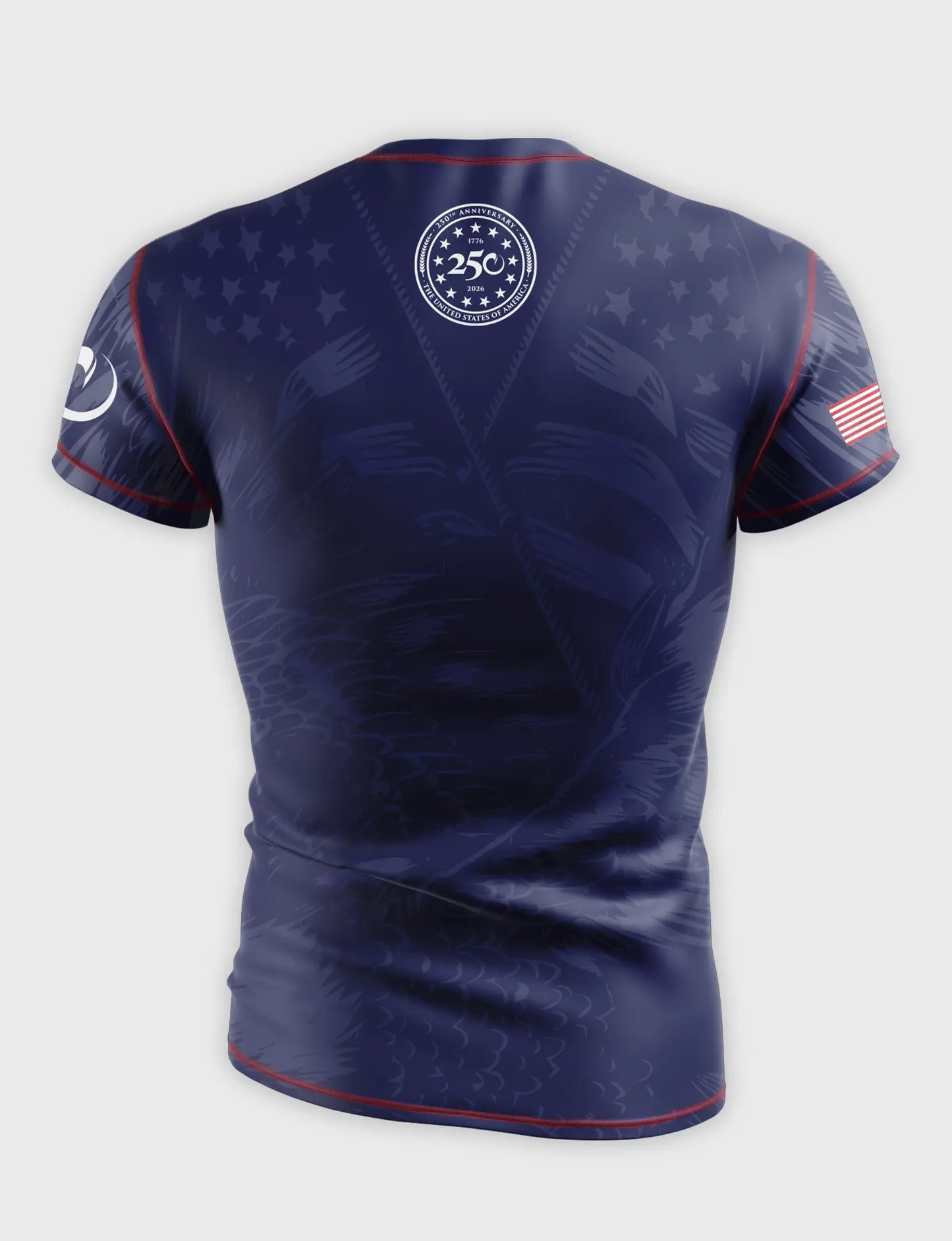 4th OF JULY SS COMPRESSION FIT RASHGUARD