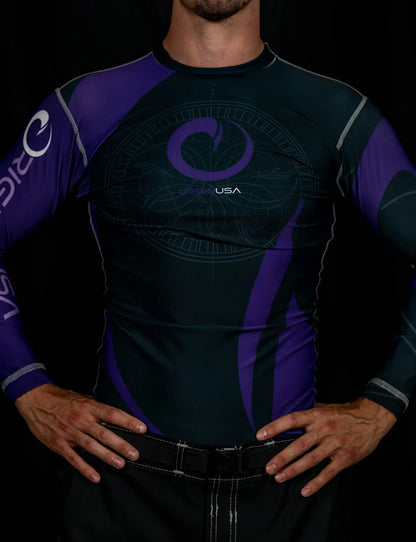 DAVINCI RANKED LS COMPRESSION FIT RASHGUARD