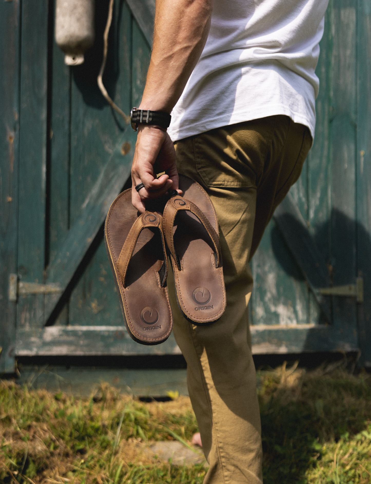 Origin® Built By Freedom™ Flop Leather Sandal