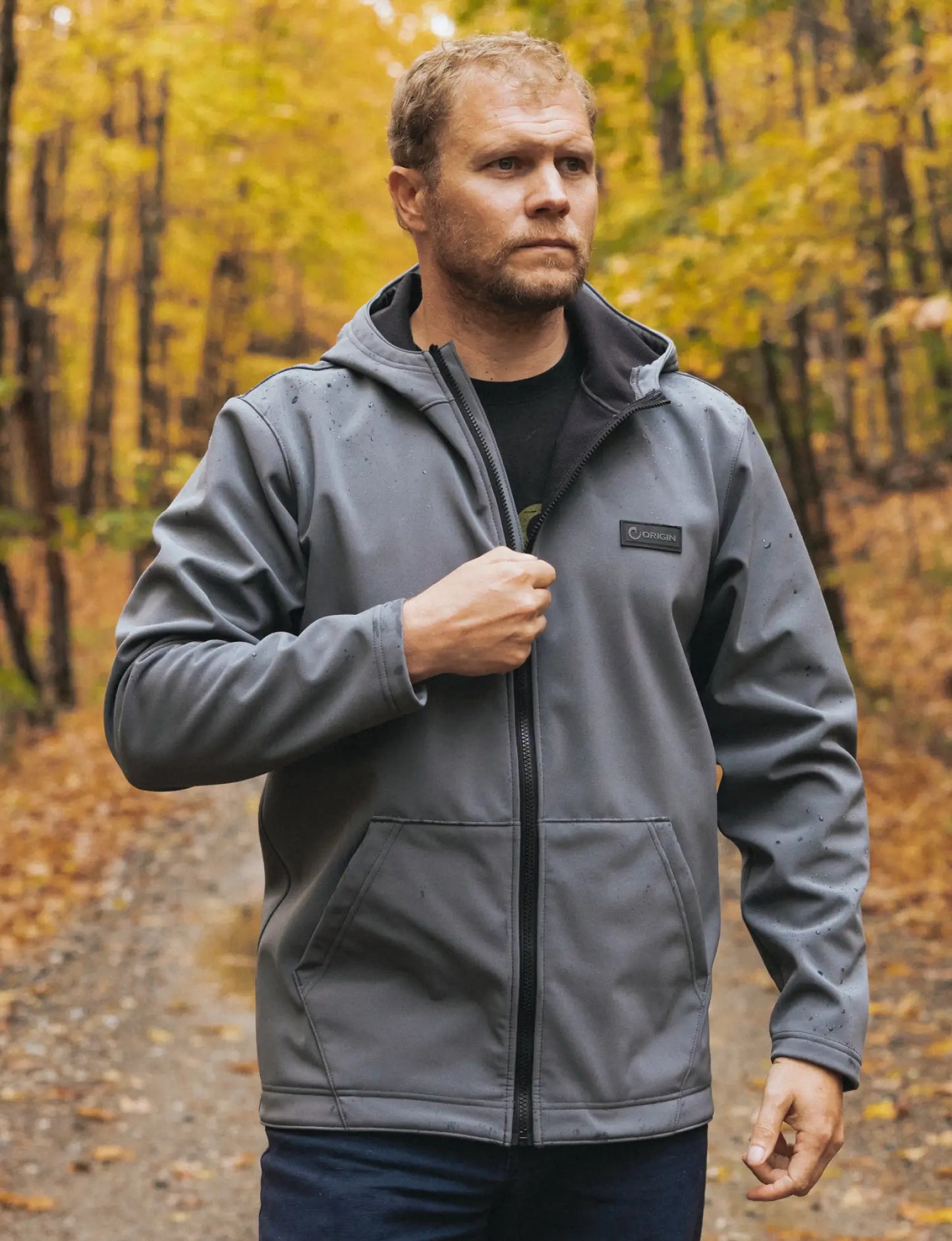 TUMBLEDOWN SOFT SHELL JACKET