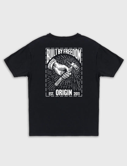 ORIGIN® CORE T-SHIRT - BUILT BY FREEDOM GRAPHIC