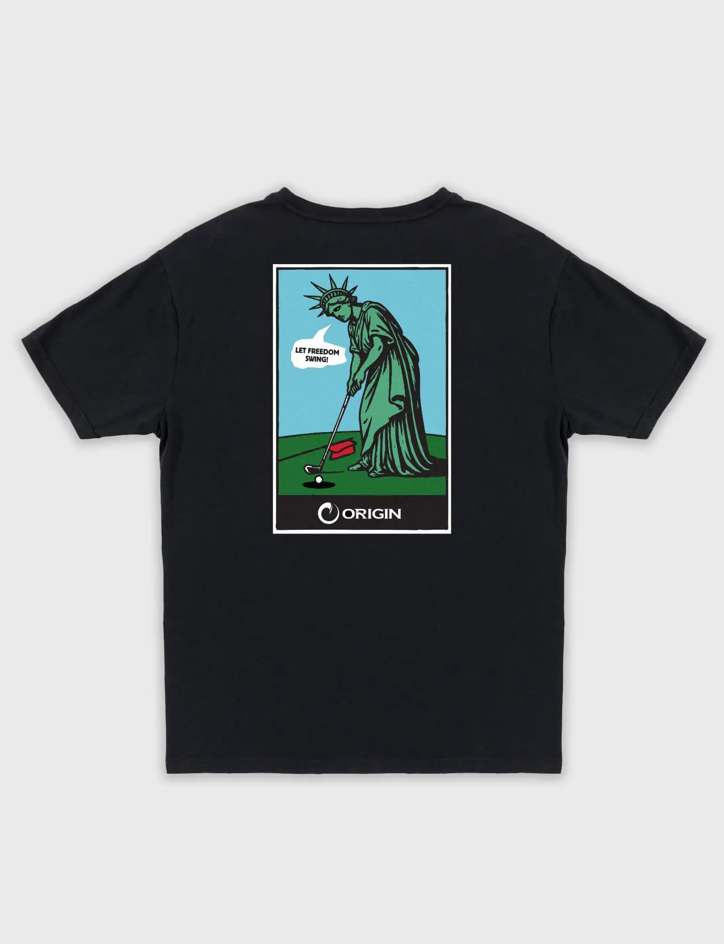 ORIGIN® CORE T-SHIRT - LET FREEDOM SWING GRAPHIC