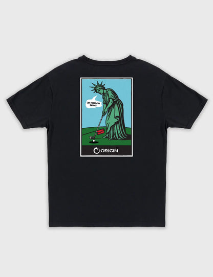 ORIGIN® CORE T-SHIRT - LET FREEDOM SWING GRAPHIC