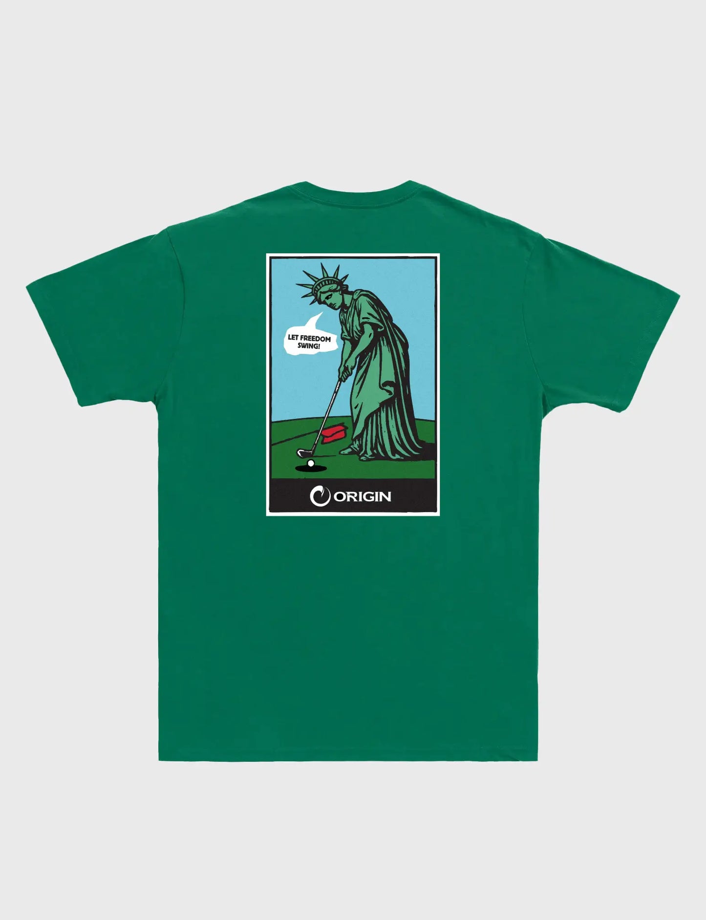 ORIGIN® CORE T-SHIRT - LET FREEDOM SWING GRAPHIC