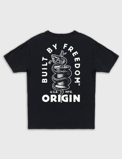 ORIGIN® CORE T-SHIRT - SNAKESKIN GRAPHIC