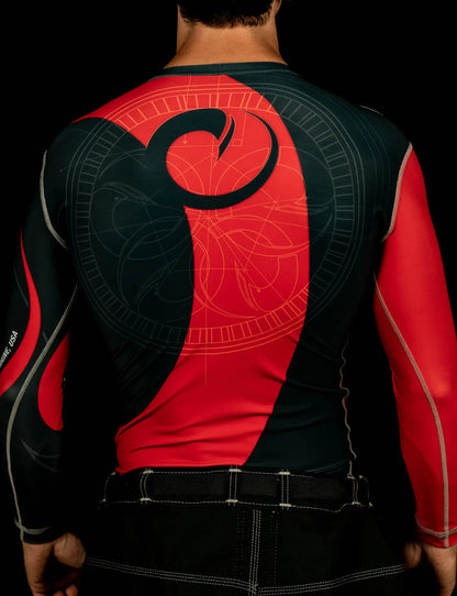 DAVINCI RANKED LS COMPRESSION FIT RASHGUARD
