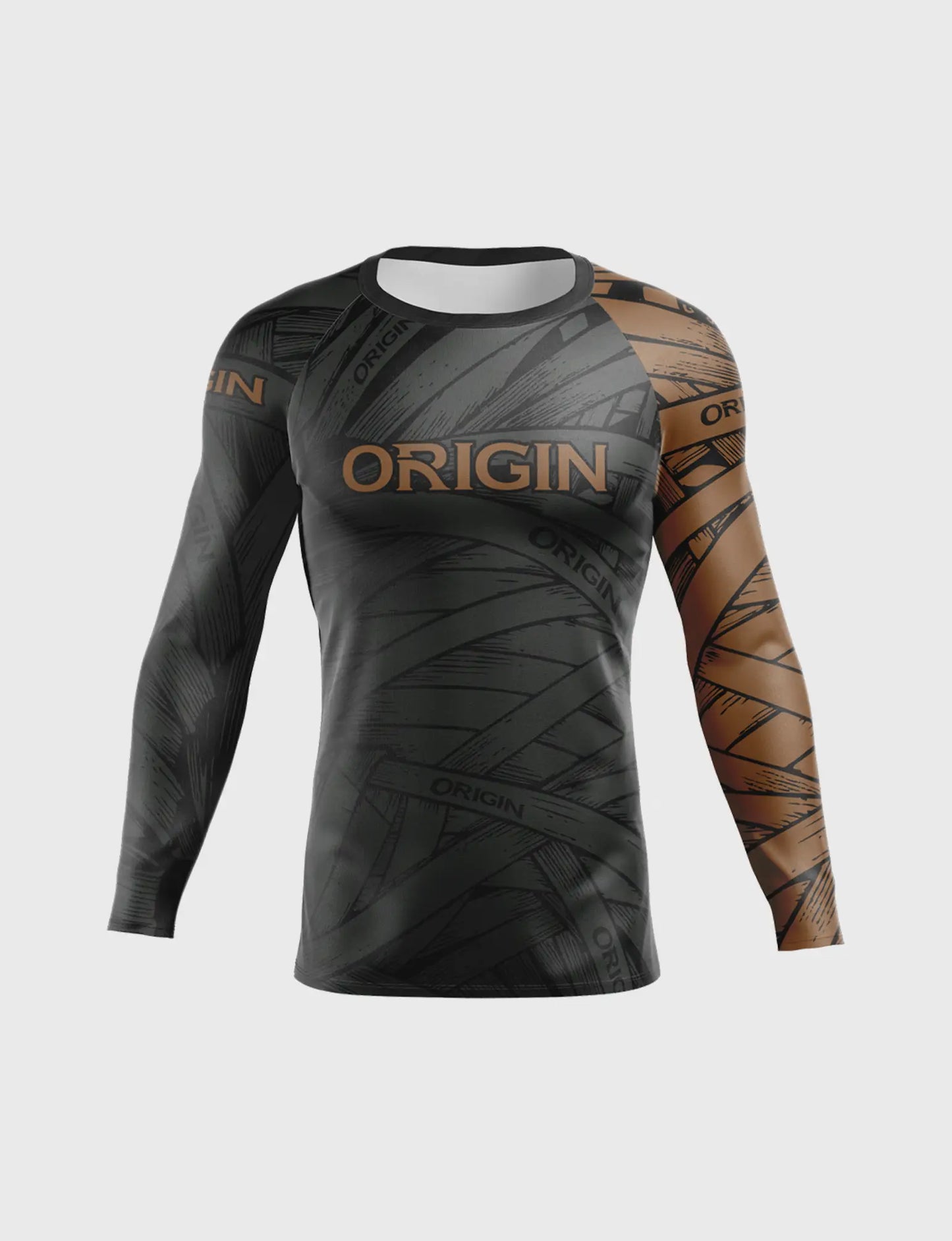 ODYSSEY RANKED LS COMPRESSION FIT RASHGUARD XS/S