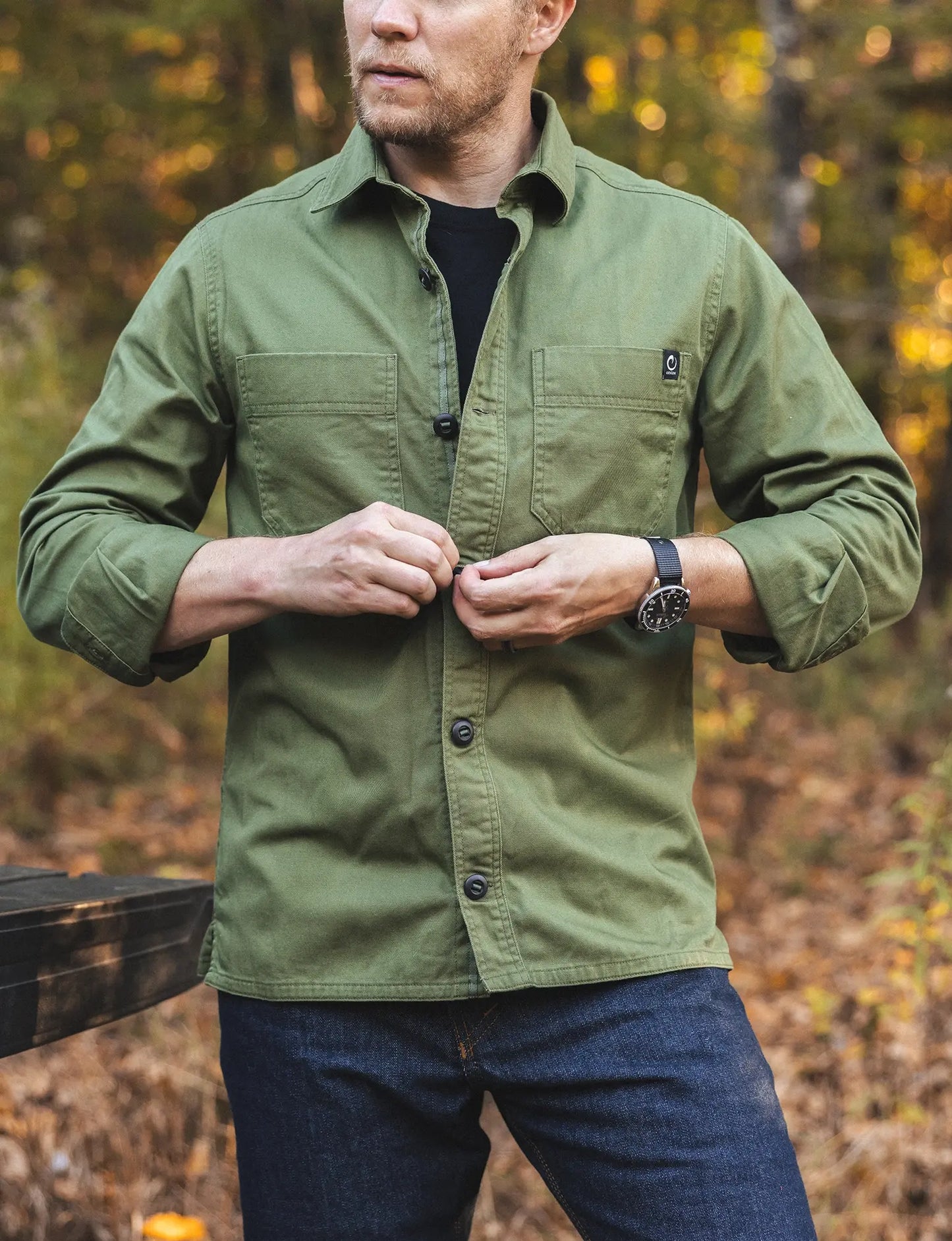 WHISPER TWILL FIELD SHIRT