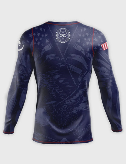 4th OF JULY LS COMPRESSION FIT RASHGUARD