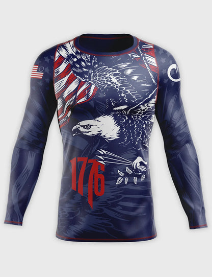 4th OF JULY LS COMPRESSION FIT RASHGUARD