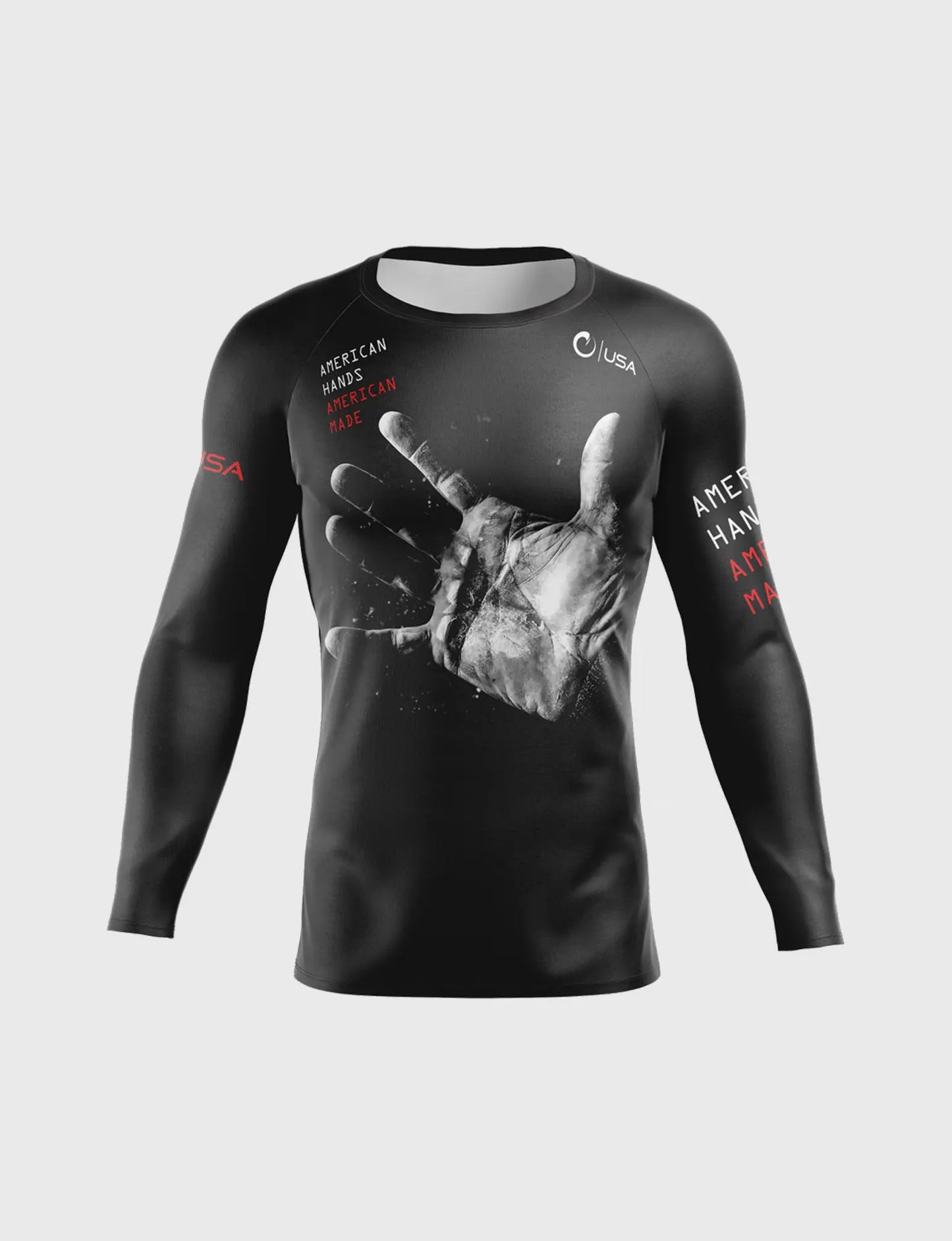 JOCKO HANDS LS COMPRESSION FIT RASHGUARD - XS