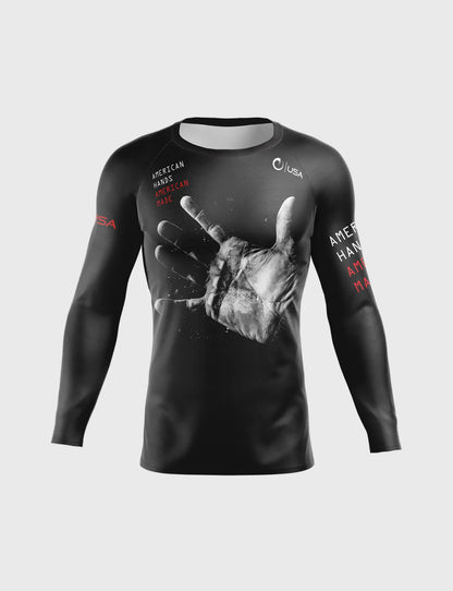 JOCKO HANDS LS COMPRESSION FIT RASHGUARD - XS