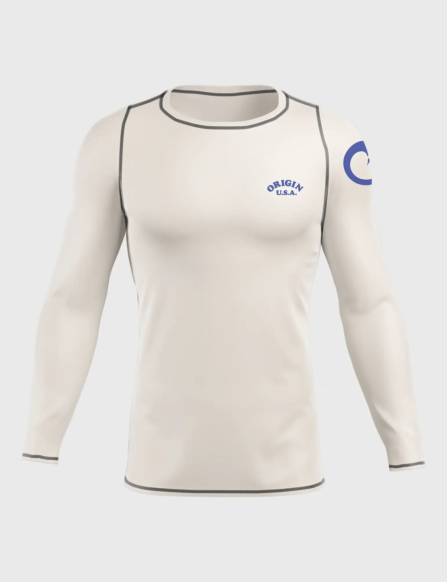 VINTAGE AMERICANA LS COMPRESSION FIT RASHGUARD