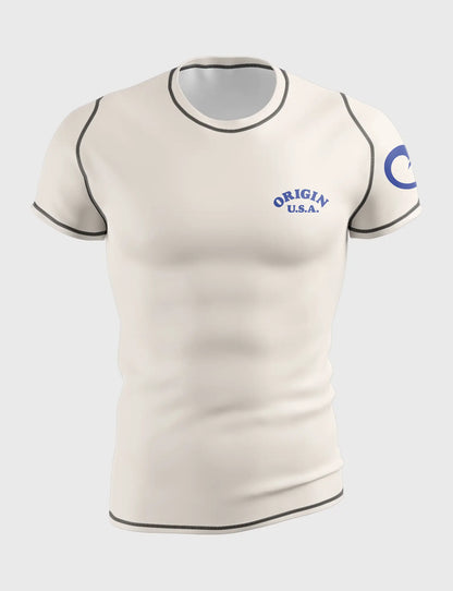 VINTAGE AMERICANA SS COMPRESSION FIT RASHGUARD