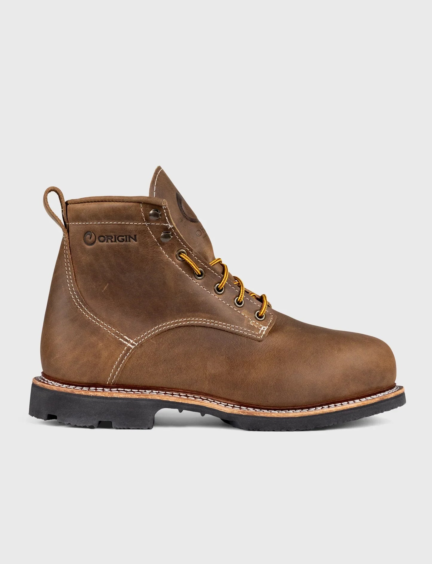 THE WILTON 6" STEEL TOE WORK BOOT - ALPHA - GRADED QUALITY