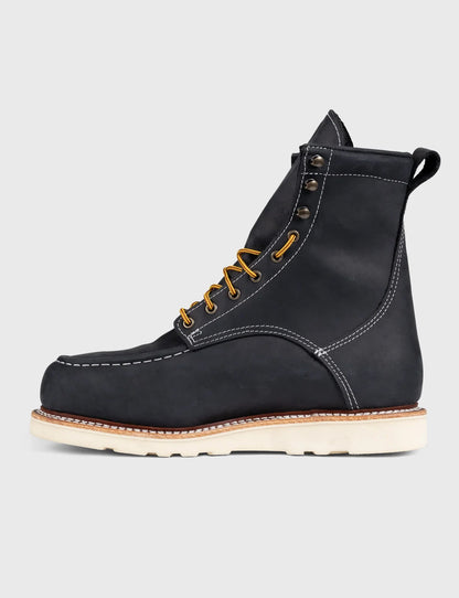 MAINE MOC STEEL TOE BOOT 8" - NATURAL WEDGE SOLE - GRADED QUALITY