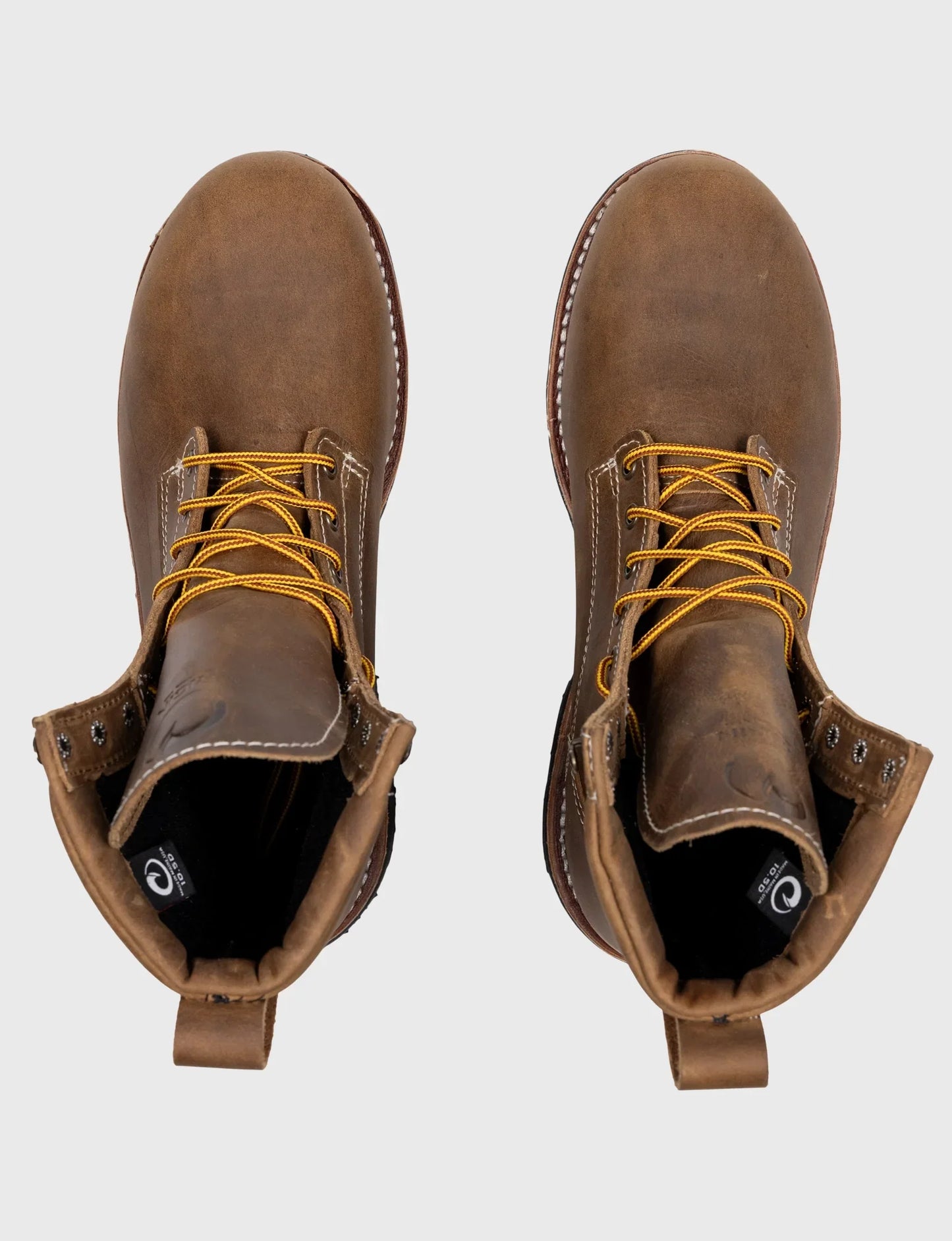 THE WILTON 8" STEEL TOE WORK BOOT - BIG LUG - GRADED QUALITY