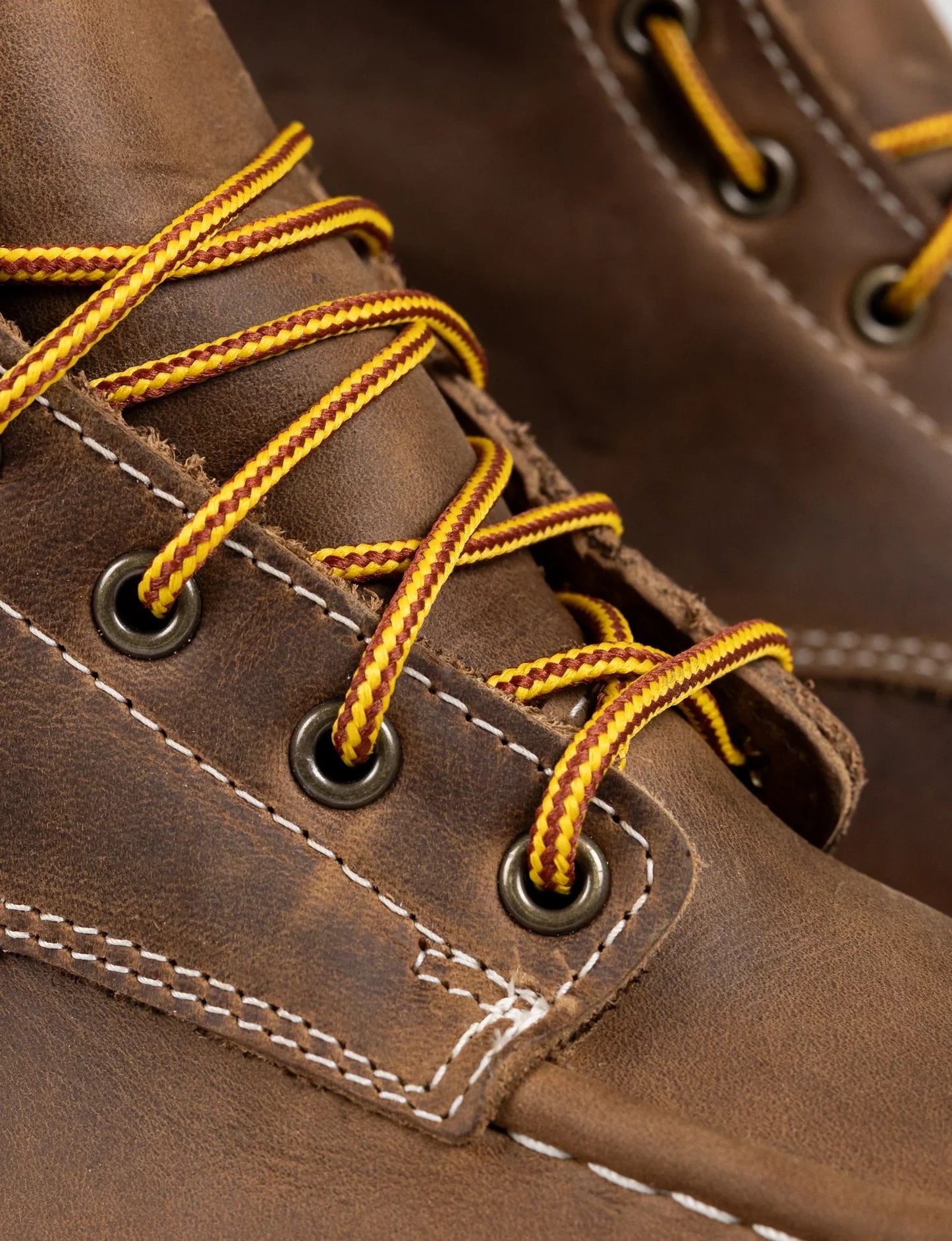 MAINE MOC STEEL TOE BOOT 8" - NATURAL WEDGE SOLE - GRADED QUALITY