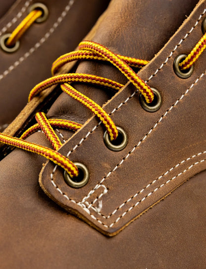 THE WILTON 6" GOODYEAR WELTED BOOT - NATURAL WEDGE SOLE - GRADED QUALITY