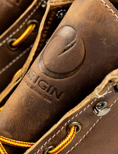 THE WILTON 6" GOODYEAR WELTED BOOT - NATURAL WEDGE SOLE - GRADED QUALITY