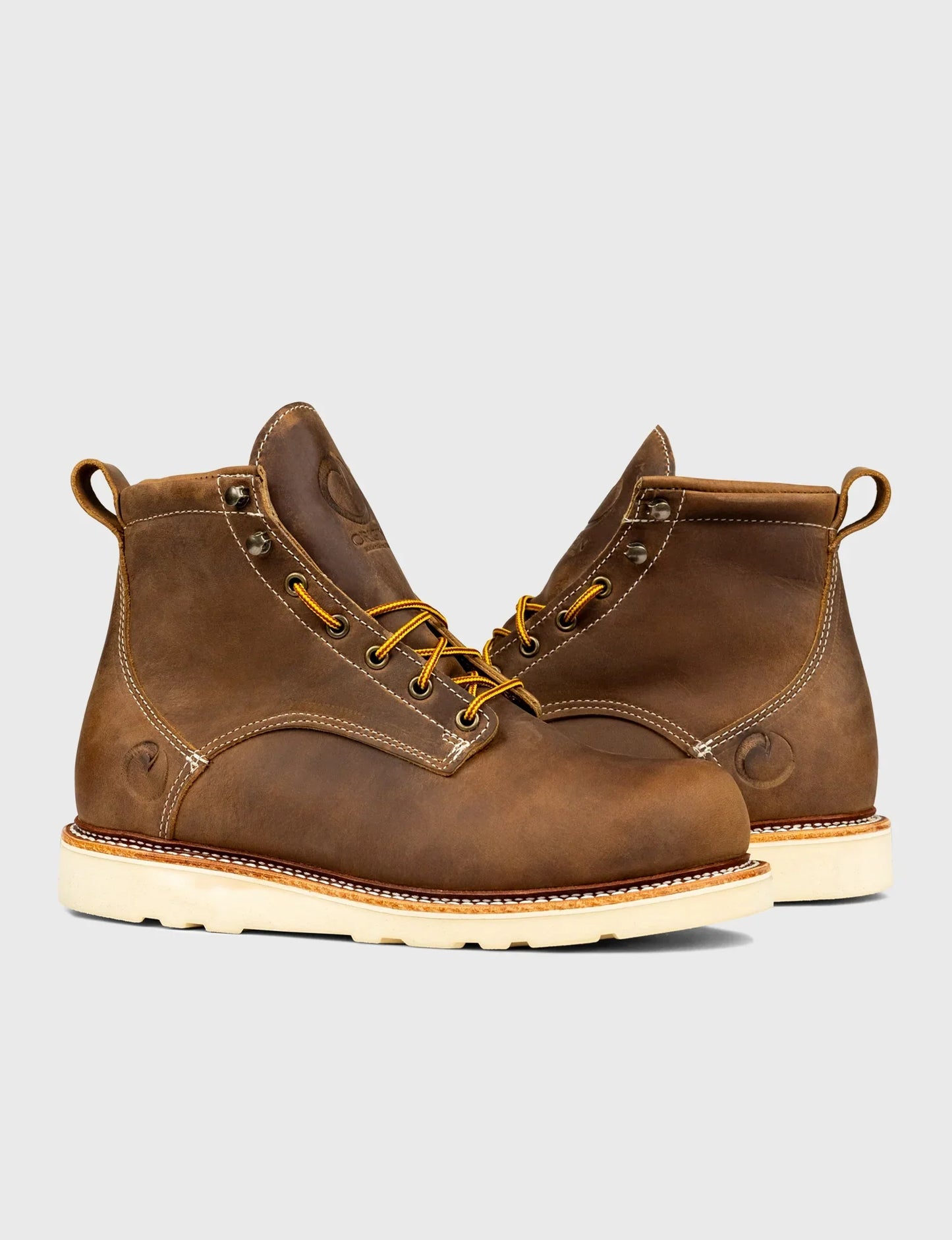 THE WILTON 6" GOODYEAR WELTED BOOT - NATURAL WEDGE SOLE - GRADED QUALITY