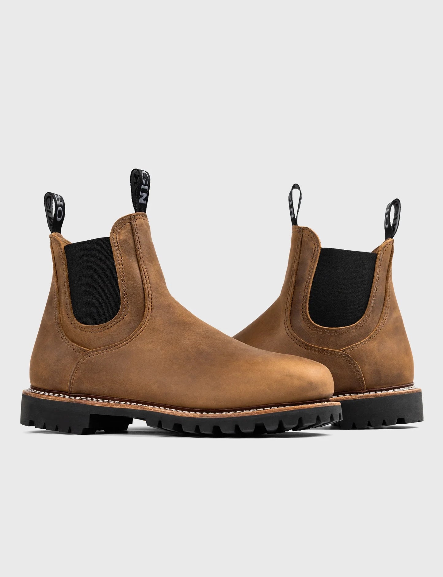 IRONSIDE CHELSEA STEEL TOE BOOT BIG LUG SOLE