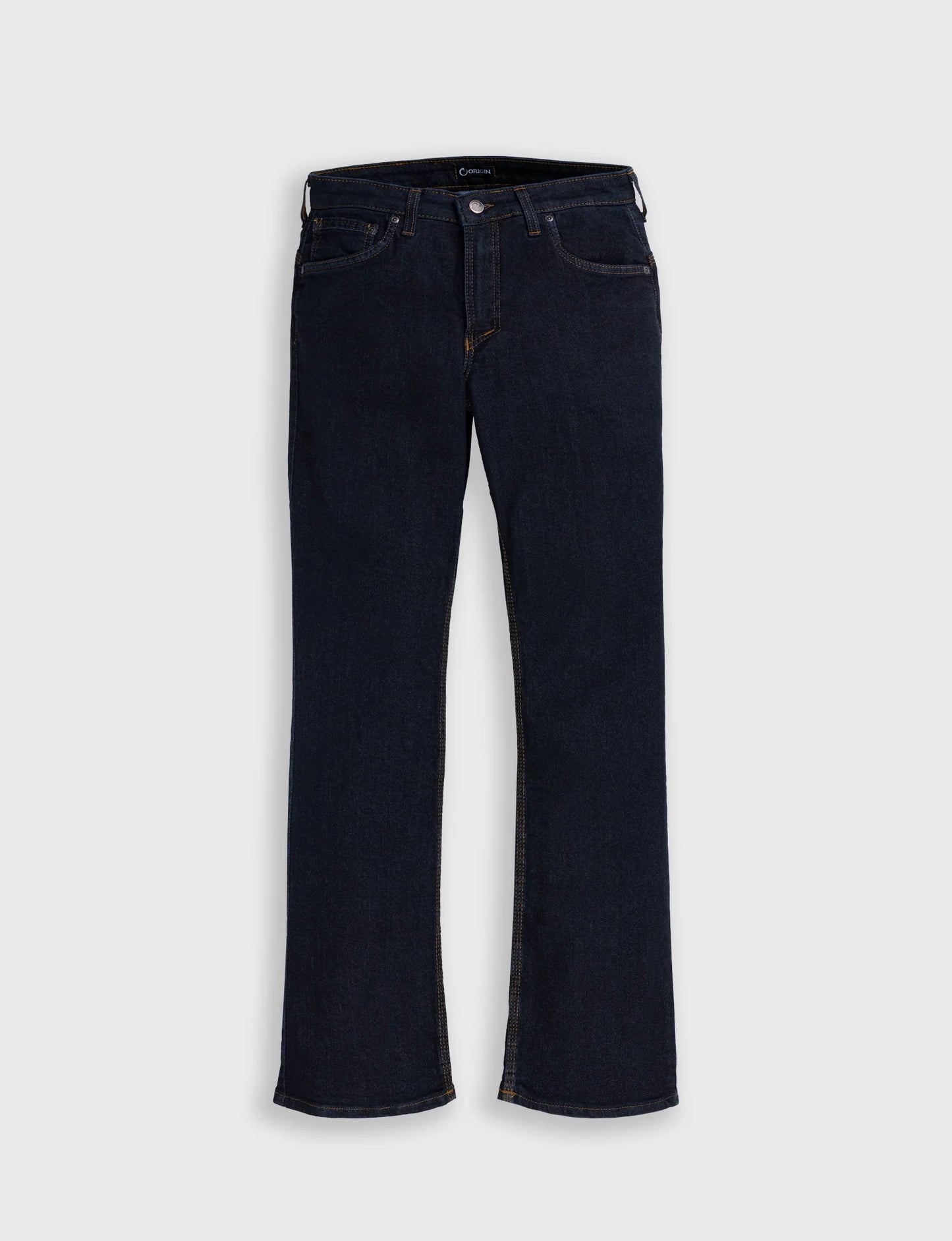 Women's Mid Rise Boot Cut Delta Flex Denim Jean
