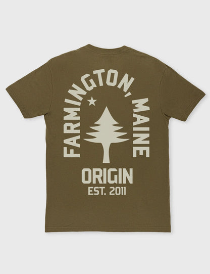 ORIGIN® CORE T-SHIRT - MAINE FLAG GRAPHIC