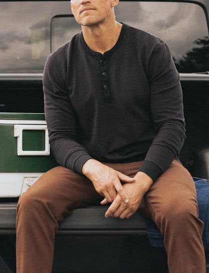 CORE WAFFLE HENLEY
