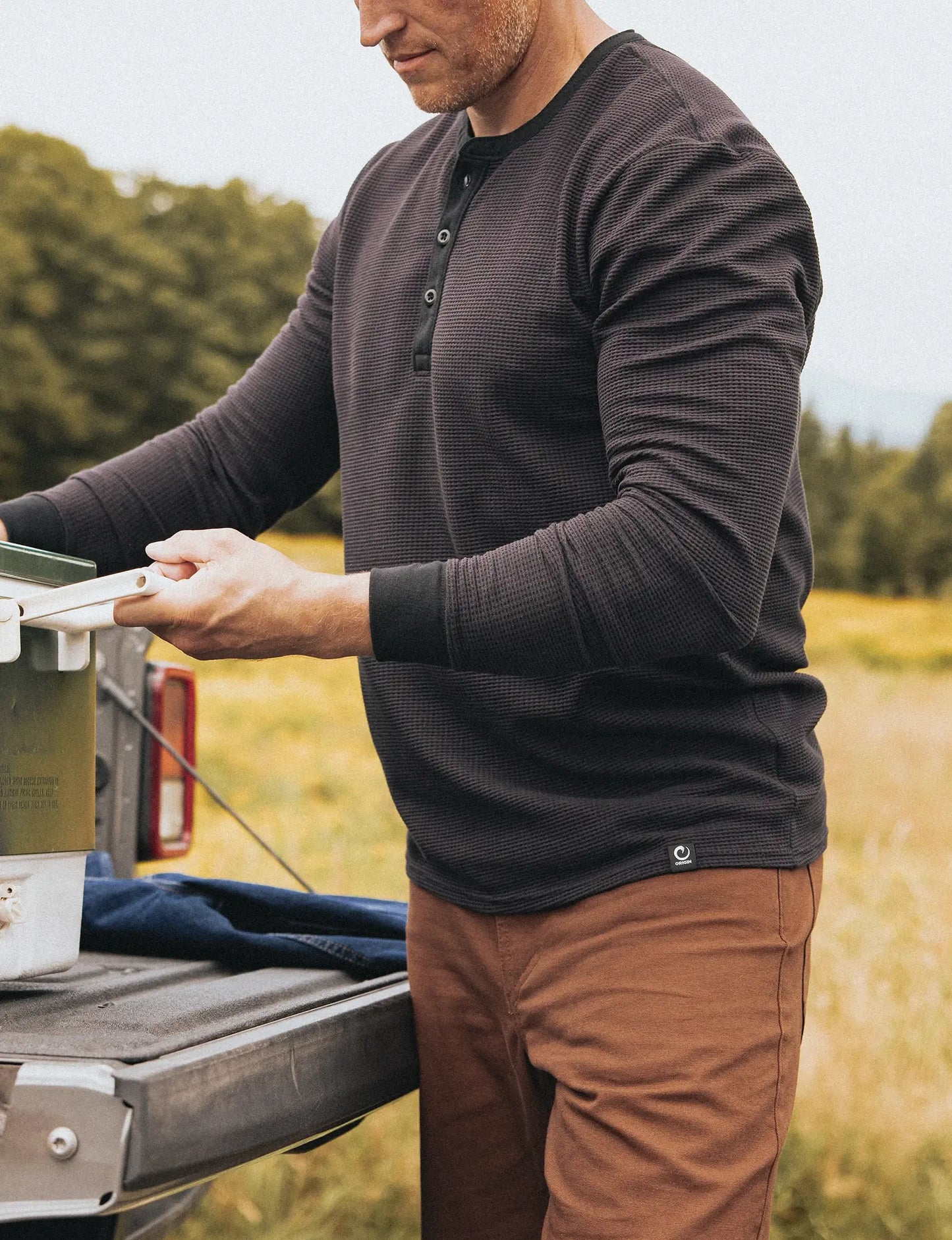 CORE WAFFLE HENLEY